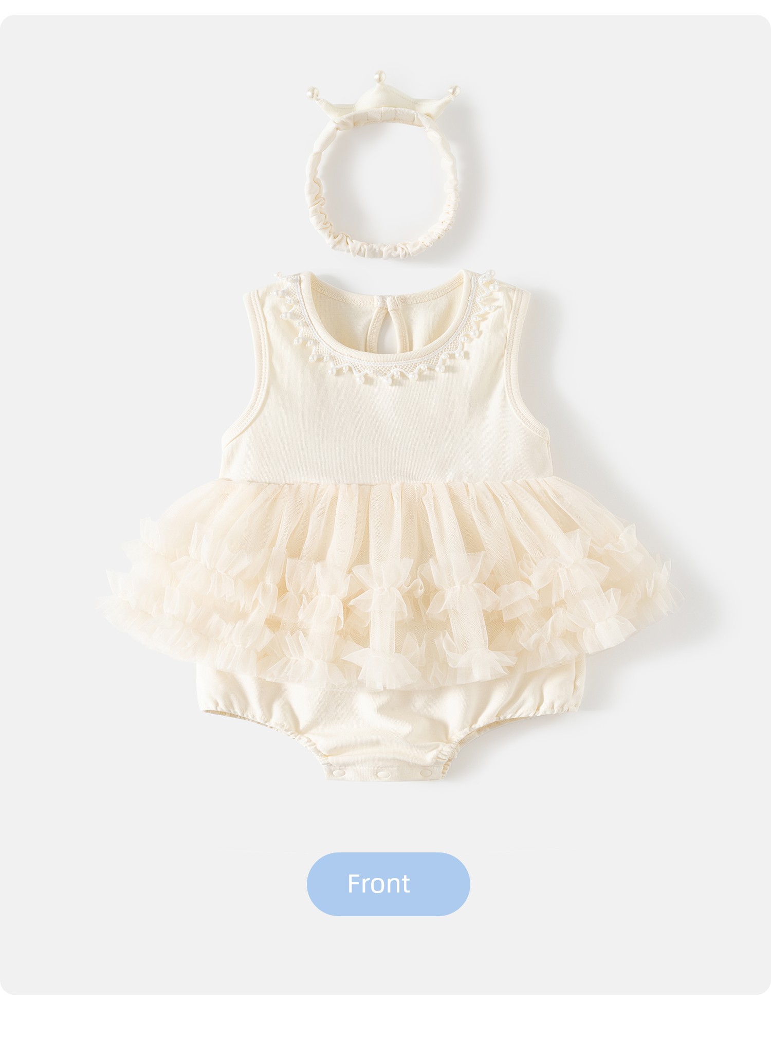 Baby Clothes, Summer Clothes, Baby Girl's One-Year-Old Princess Skirt, 100-Day Banquet, Infant Summer Thin Jumpsuit — 13