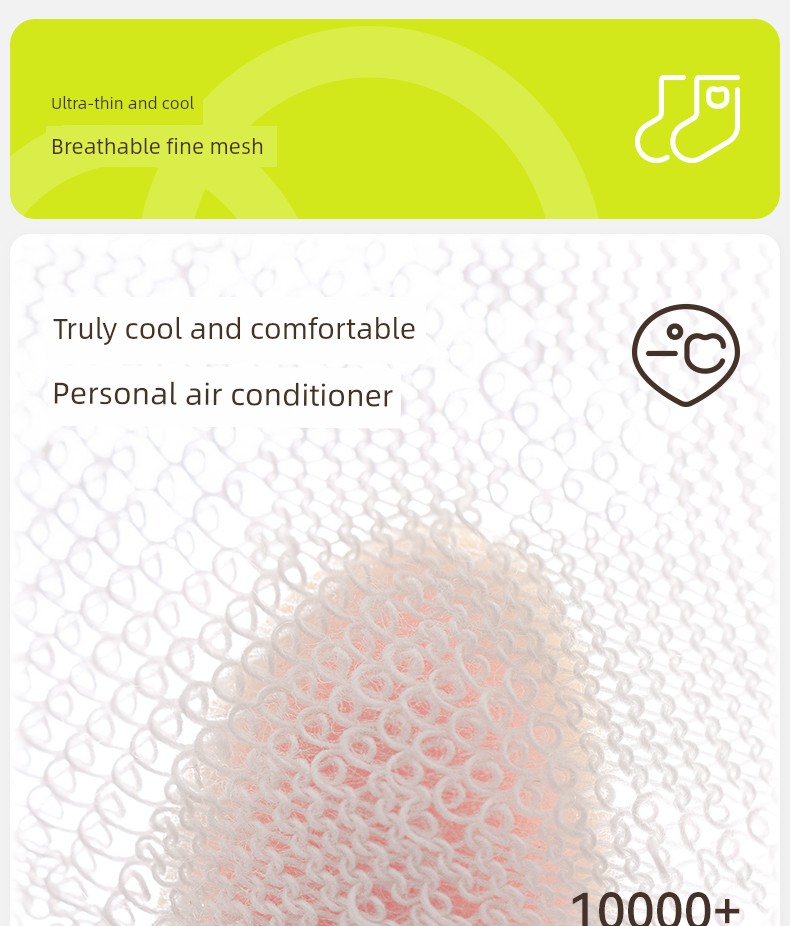 Summer Crystal Ultra-Thin Mesh Breathable Baby Ice Silk Socks — 2