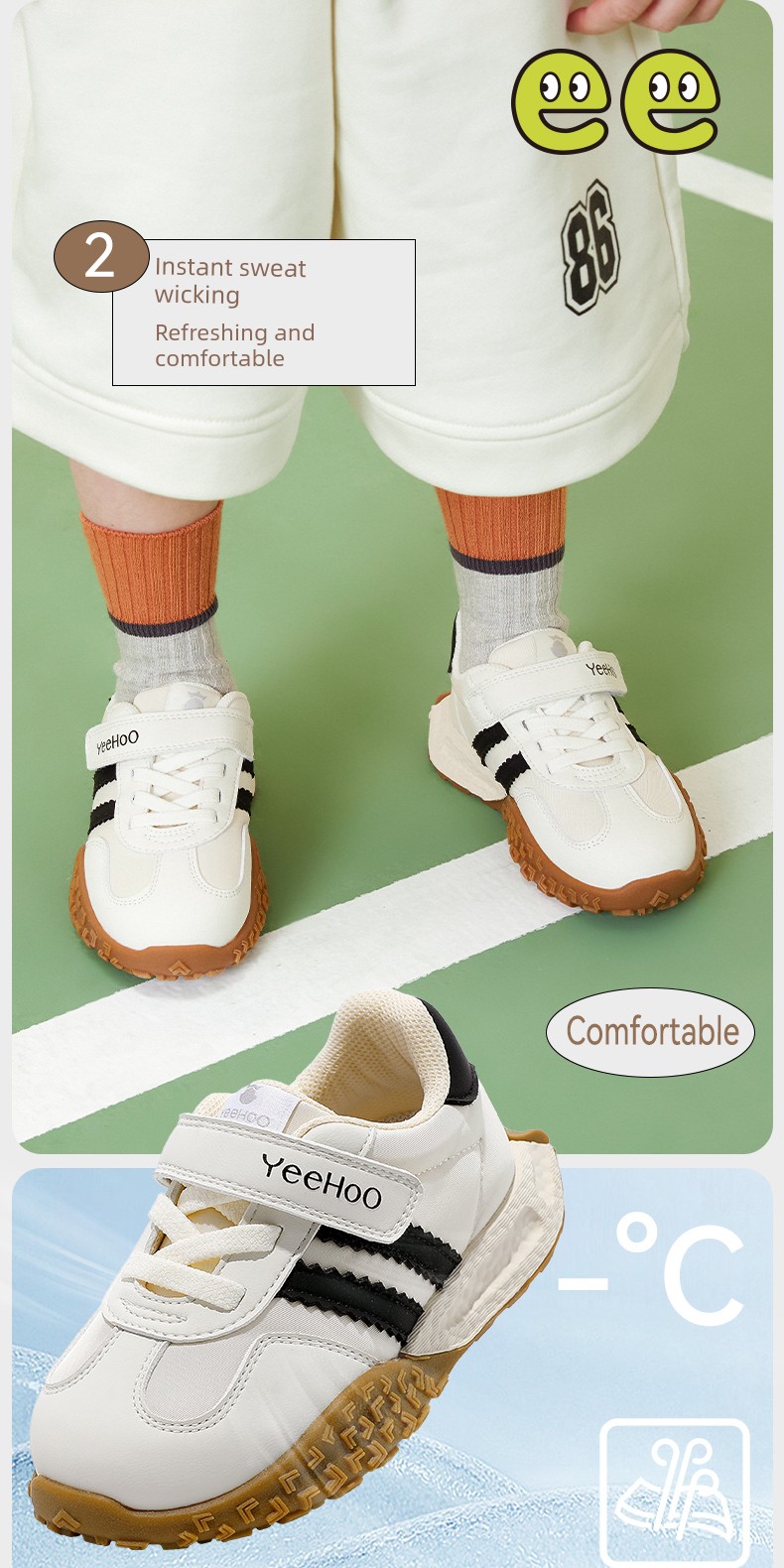Ying's Children's Shoes, Kids' Sports Shoes, New Spring and Autumn Models, Breathable Soft-Soled Boys' Shoes, Girls' Casual Shoes, Baby Casual Shoes — 8