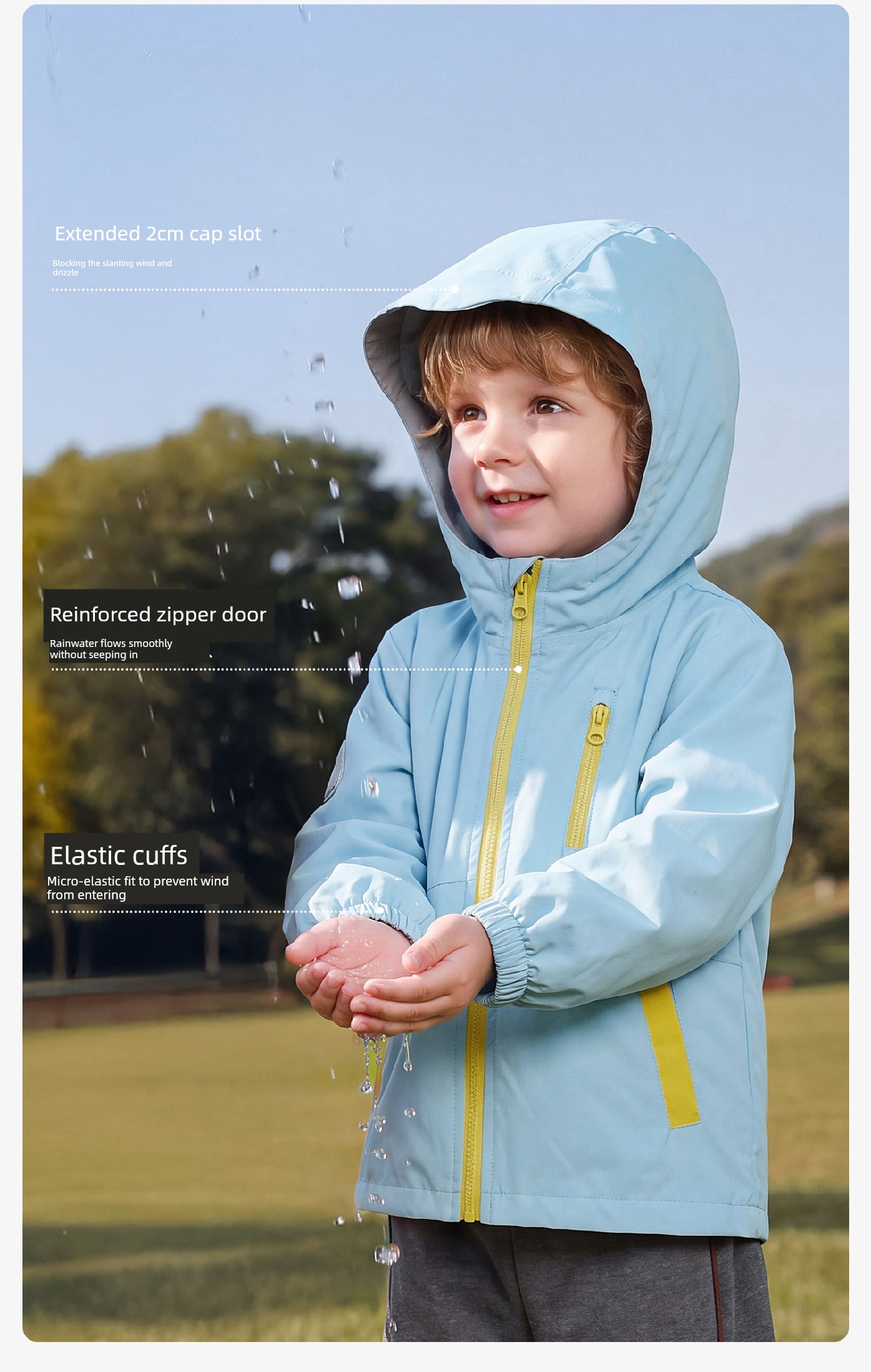 [All Girls' Wardrobes Live Broadcast Room] Jellybaby Kidsren's Soft Shell Jacket Girls' Three-In-One Jacket — 7