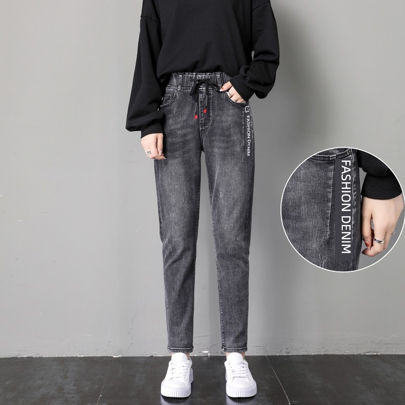 Spring and summer easy High waist Show thin ma'am Jeans