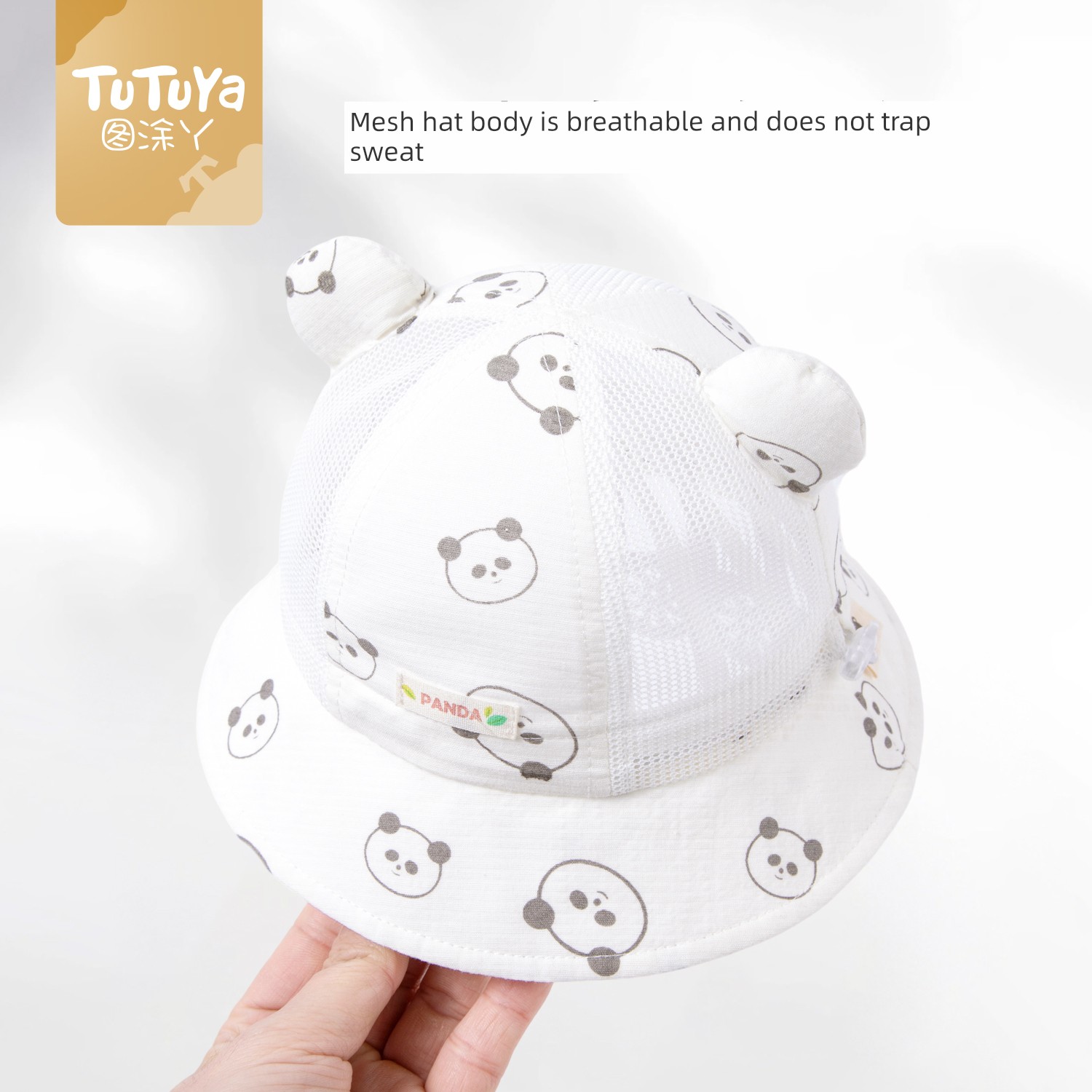 Baby Hat Thin Summer Baby Boy Sun Protection Hat Newborn Small-Month Sun Hat Outing Infant Bucket Hat — 1