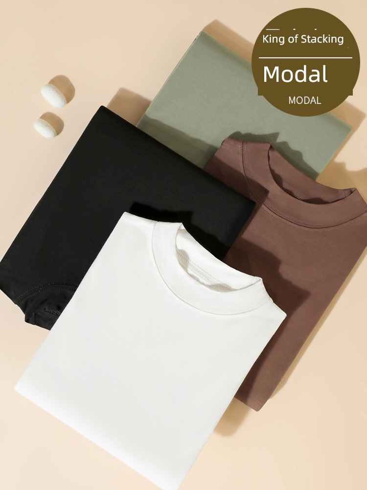 modal  Long sleeve T-shirt Self-cultivation jacket Undershirt