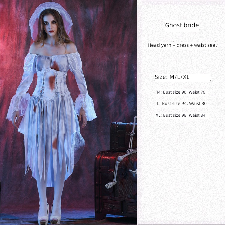 terror bloody bride corpse party Halloween clothing