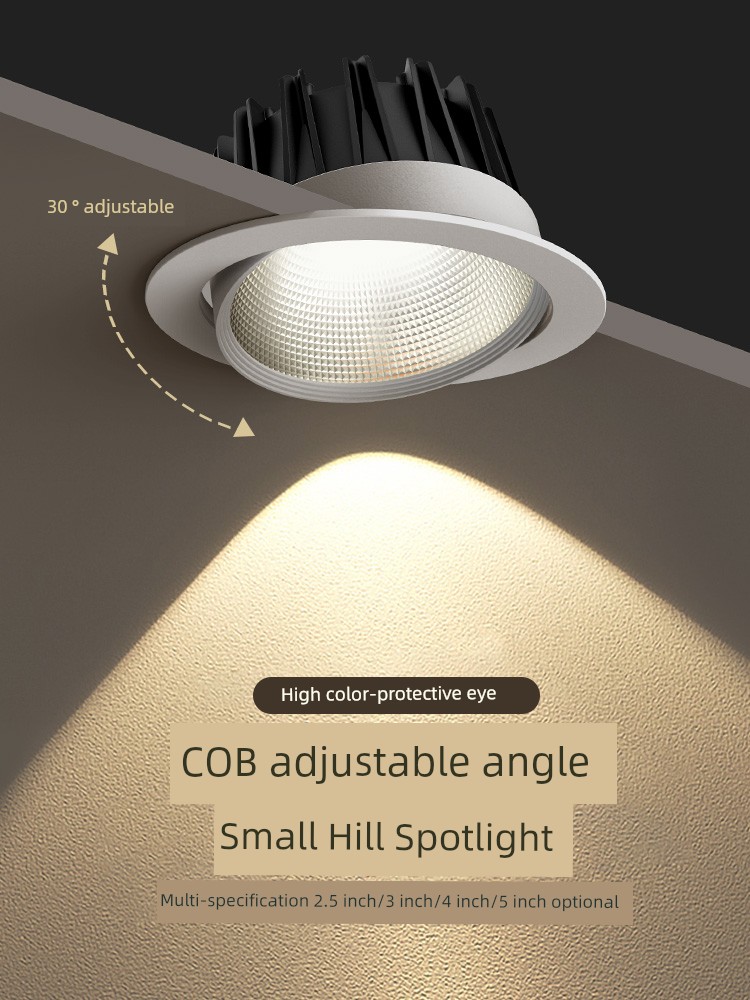 Adjustable Angle Cob 10cm Spotlight