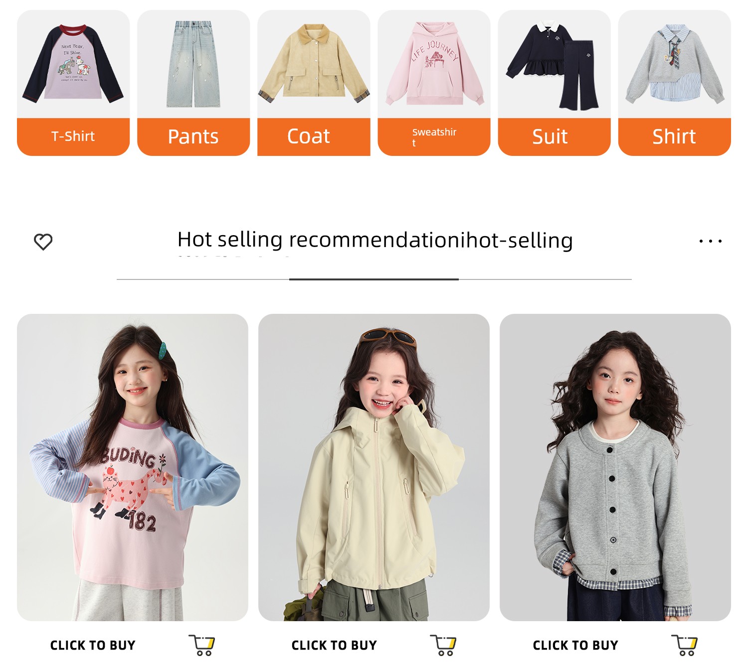 Pudding Haru 2026 Summer Collection Girls' Cool-Touch Breathable Faux Two-Piece Sun Protection Long Sleeve T-Shirt — 5