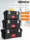 Toolbox Portable large plastic hardware toolbox Home multi-functional maintenance tool storage box Car box