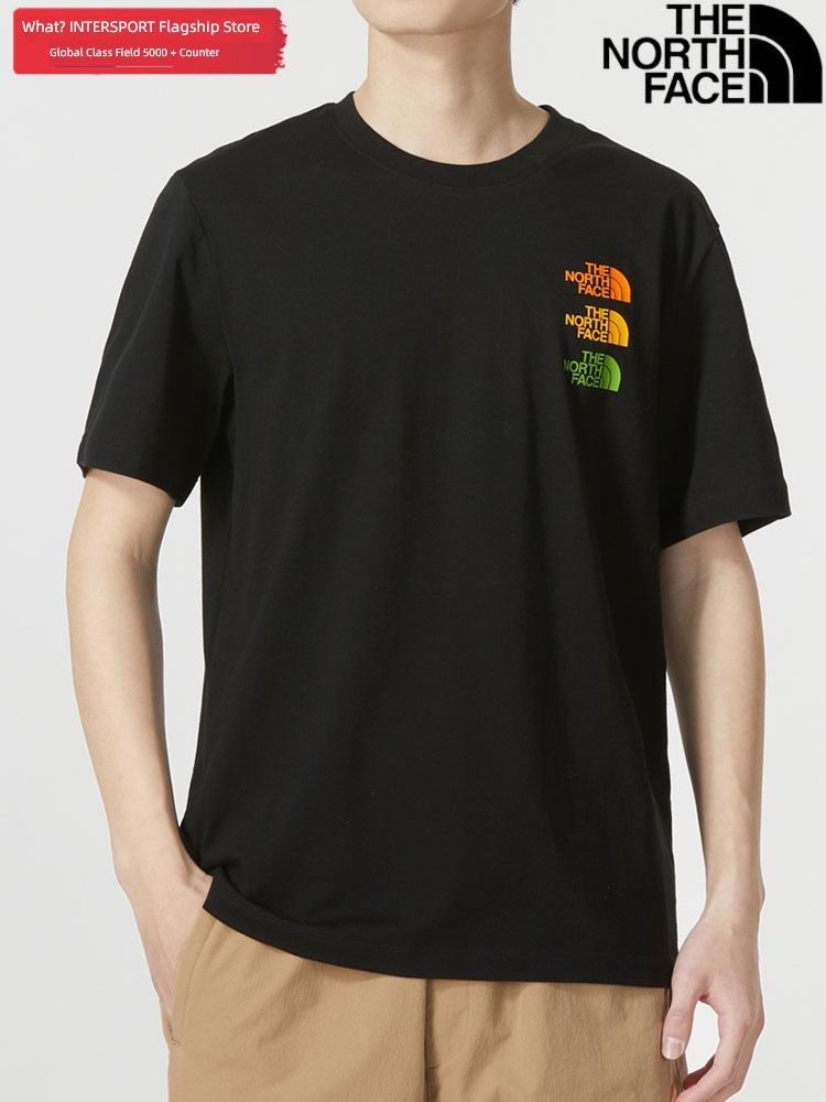 7WAR north The new black male pure cotton Compassionate Short sleeve
