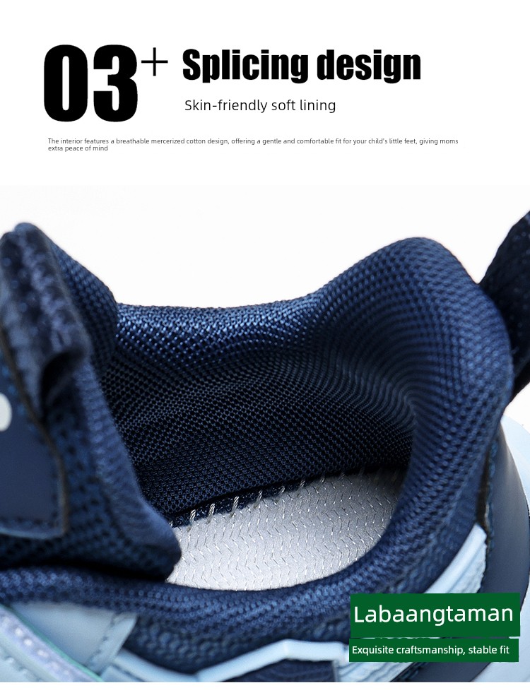 Babudou Kidsren's Shoes Boys' Sports Shoes 2026 Summer New Style Mesh Breathable Kidsren's Shoes Boys' Mesh Shoes Summer Style — 24