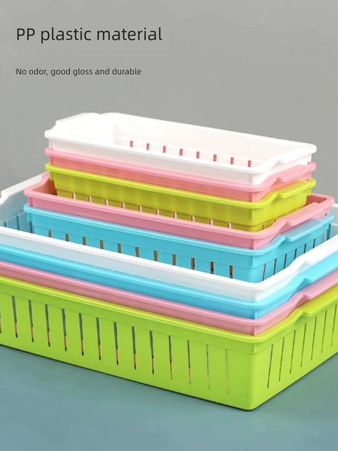Fashion desktop storage box Hospital partition sorting box Plastic large, medium and small underwear socks randomly change the grid