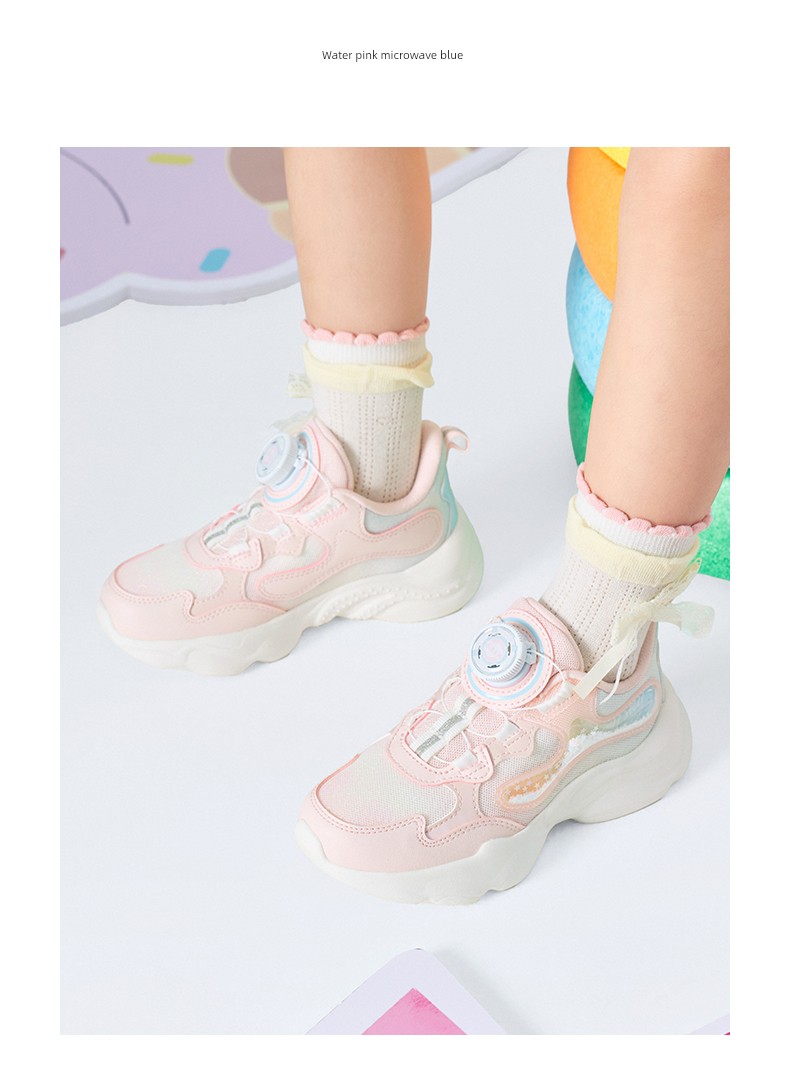 Xingyun | Xtep Girls' Shoes 2026 Spring and Autumn New Mesh Surface Kindergarten Baby Children's Casual Sports Shoes for Girls — 2