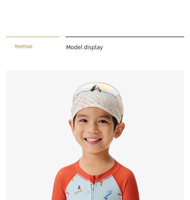 YEEHOO Short Sleeve Baby Girl Sun Protection One-Piece Swimsuit for Children — 11