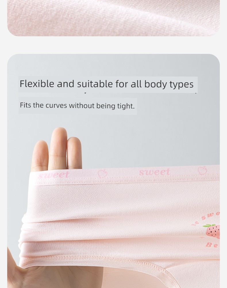 Catman Girls' Pure Cotton Underwear for Girls in the Developmental Period, Kidsren's Category A, Middle and Older Kidsren, Students' Briefs, Junior High — 9