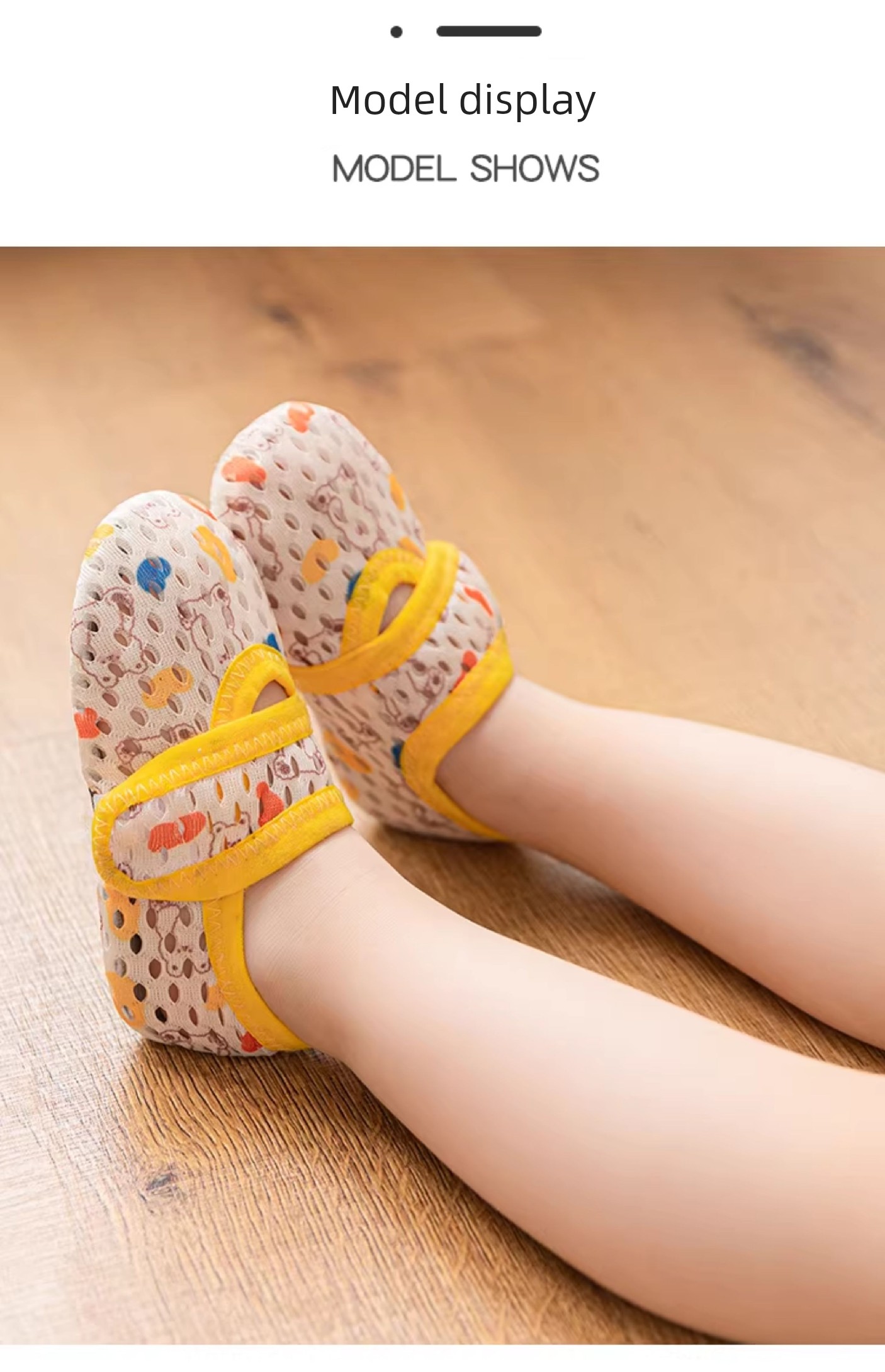 Baby Shoes and Socks Summer Thin Mesh Anti-Drop Indoor Non-Slip Sole Cool-Proof Soft Bottom Kids Toddler Baby Floor Shoes — 13