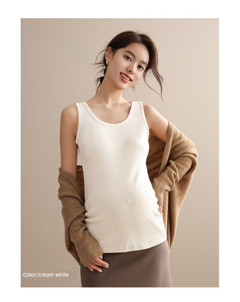 All Cotton Dralon Autumn and Winter Special Heattech Intimates Pregnant Women — 38