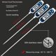 Thermometer for kitchen water temperature measurement oil temperature measuring meter for commercial baking special extended baby milk powder water thermometer