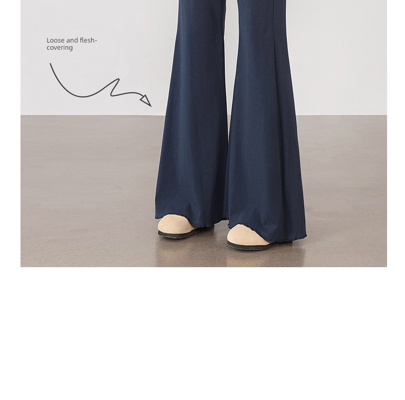 Maternity Pants for Outdoor Wear 2026 New Spring and Autumn Flared Pants with Belly Support Yoga Pants Plus Size Slightly Flared Long Pants for Autumn — 20