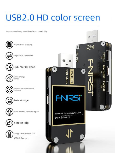 USB voltage and ammeter Capacity fast charging protocol tester QC4+PD3.0 2.0PPS and other fast charging tricks