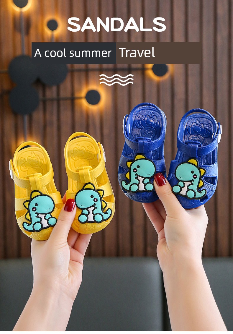 Children's Plastic Non-Slip Soft Bottom Summer Closed Toe Sandals — 2