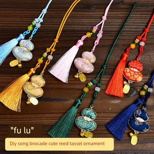 Intangible Cultural Heritage Song Brocade Horse Spring Festival Pendant Decoration Material Kit Gift DIY Gourd Pendant B