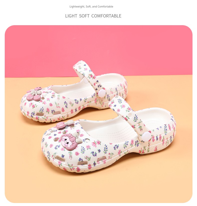 Ballet Girls' Clogs, Children's Slippers, New Summer Style Girls' Sandals, Mary Jane Non-Slip Indoor Princess Dance Shoes — 11