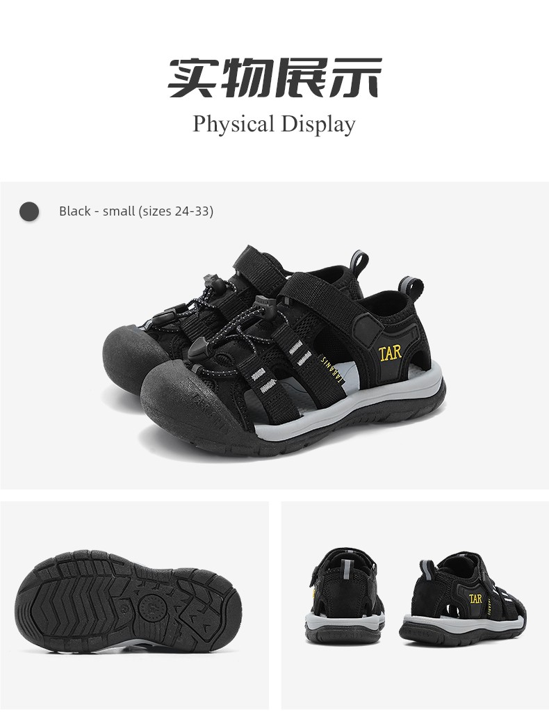 Tyrannis New Summer Sandals for Children, Outdoor Sports Shoes for Boys, Breathable Non-Slip Shoes for Girls, Water Shoes for Girls — 17