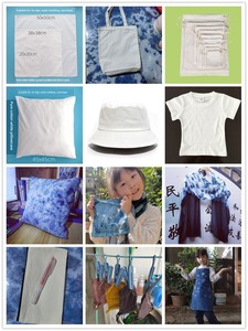 Plant Dyeing and Tie-Dye Materials: Pure Cotton Square Towels, Rubbing Bags, Pillows, Fisherman's Hats, Plant Dyeing and