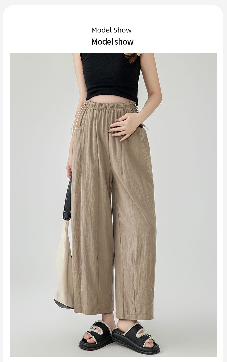 Pregnant Women's Pants Thin Summer Outwear No Belly Support Casual Yamamoto Loose Pants Loose Half Length Shorts Fashionable Summer Clothing — 28
