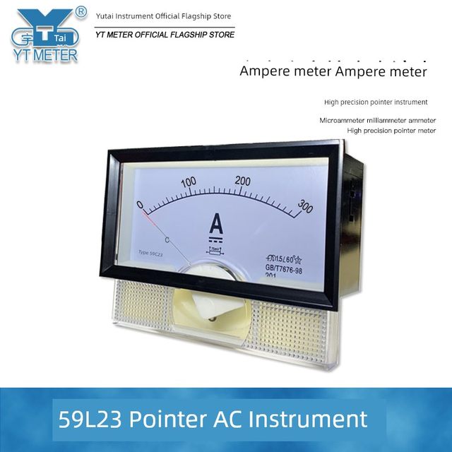 59L23-A AC ammeter 30/50/75/100/200/300/400/5A pointer transformer 59L19
