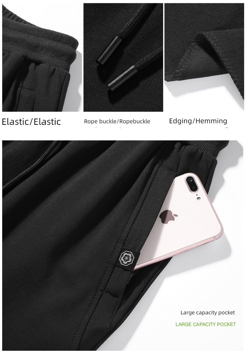 NGGGN easy Korean version knitting Autumn clothes Sports pants