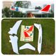 Internet celebrity new hand-drawn foam airplane children's toys outdoor sports glider passenger aircraft aviation model resistant to falling models