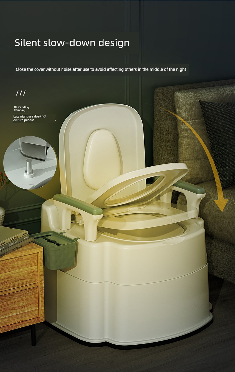 Movable For Home Elderly Deodorizing Filter Indoor Toilet — 7