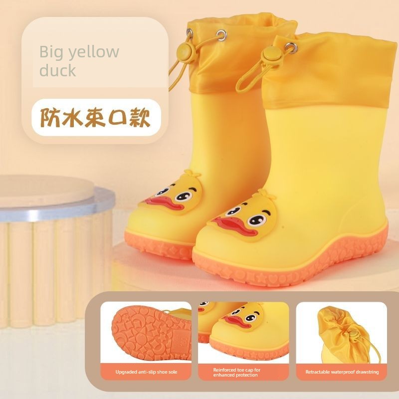Cartoon Rubber Shoes for Rainy Days, Children's Rain Boots for Boys and Girls, Non-Slip, Suitable for All Seasons, Cute Kids' Water Shoes for Kindergarten — 6
