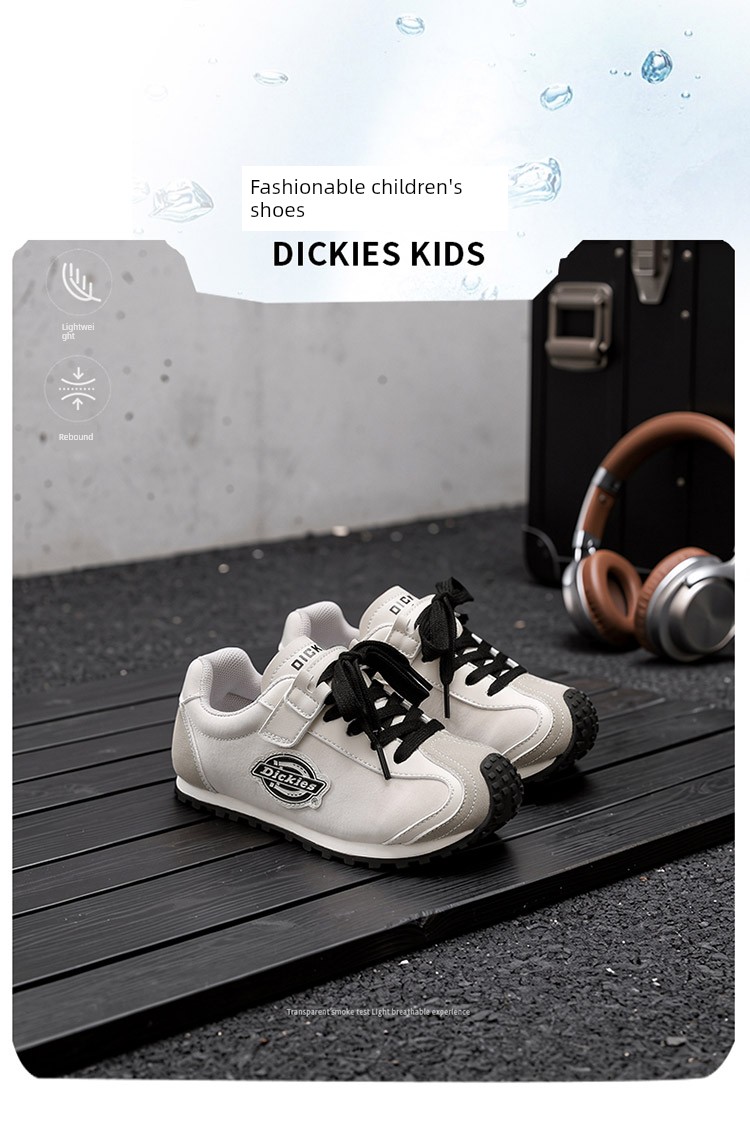 Dickies Retro Children's Sneakers New Autumn Casual Versatile Soft-Soled Shoes for Older Kids — 12