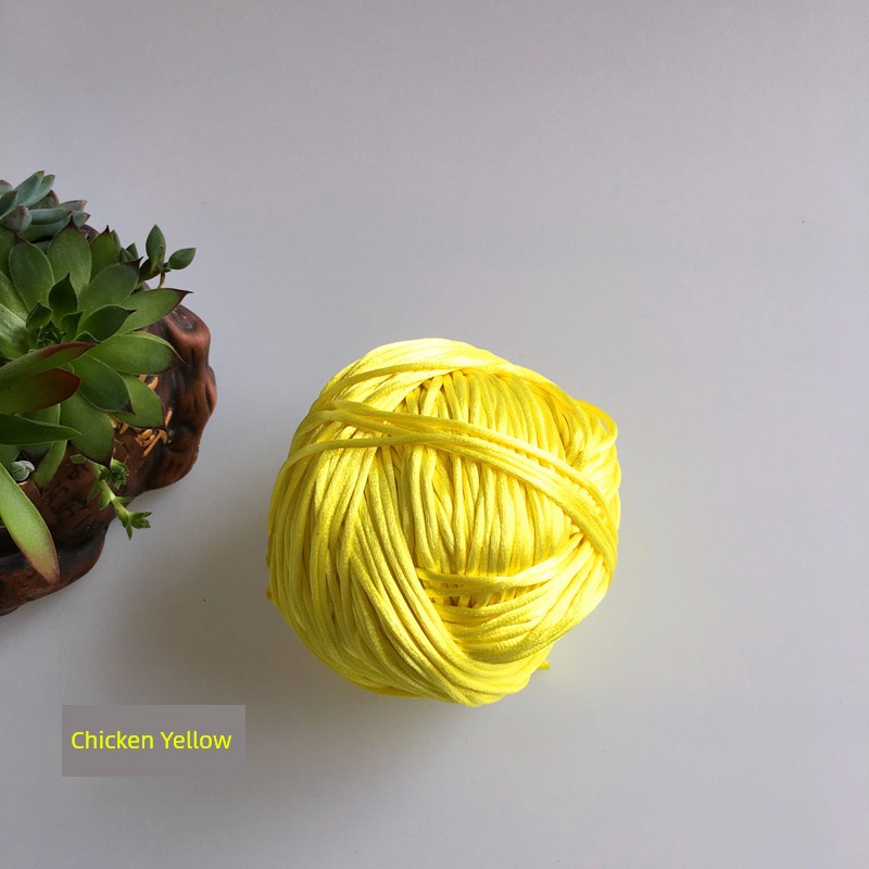 Chinese Knot Weaving Thread No. 5, Whole Skein, Half a Pound, 110m Handmade Braided Multicolored Rope for Weaving Sandals