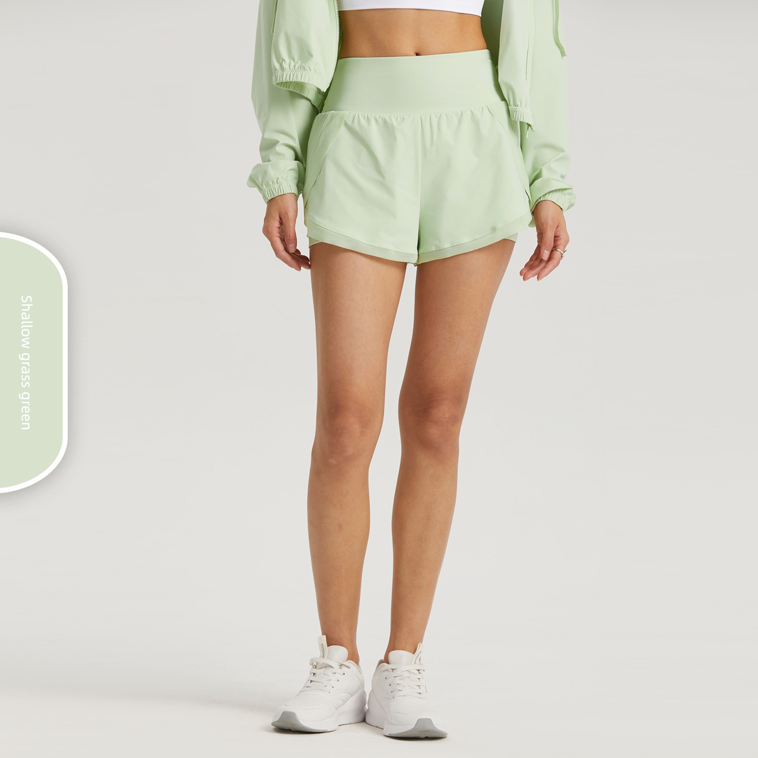 Prevention Curling ma'am breathable quick-drying run motion shorts