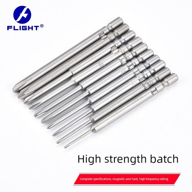 Feixiang 4mm handle 800 series cross length electric batch head/tip electric screwdriver driver head 60-100 strong magnetic