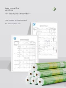 Plastic Wrap, Food-Grade, Household, Tear-Off, Knife-Free, Pe Large Roll, Kitchen Food, Microwave Oven, High-Temperature