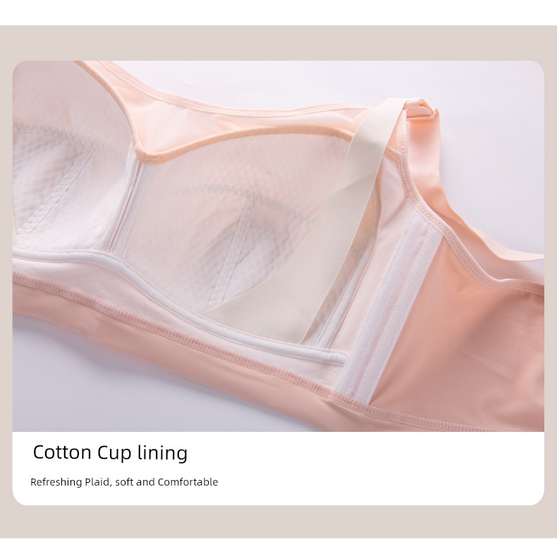 Plus Size Maternity Bra for Pregnancy Breastfeeding Intimates Push up and Anti-Sagging Big Chest Full Cup Postpartum Feeding Bra — 9