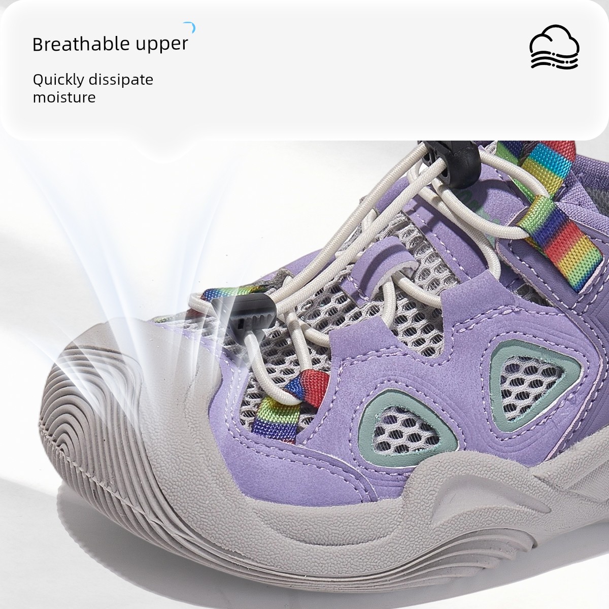 Xiaomi Children's Sports Shoes 2026 Summer New Model Mesh Girls' Outdoor Shoes Hollow Breathable Shoes for Older Children — 3