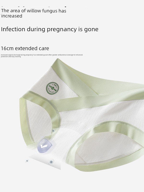 All-Cotton A-Class 2026 New Model Baby Cotton Pure Cotton Low-Waist Maternity Panties with Extended Crotch for Early, Mid, and Late Pregnancy