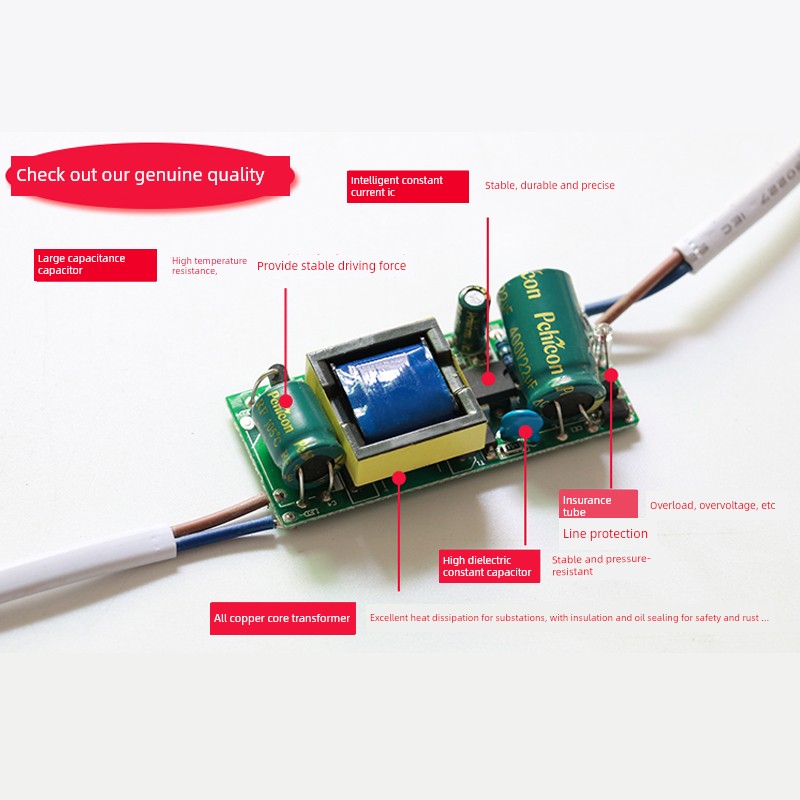LED Power Driver Driver Ballast Isolation Rectifier 12W Downlight Panel Light Constant Current Drive Power Supply