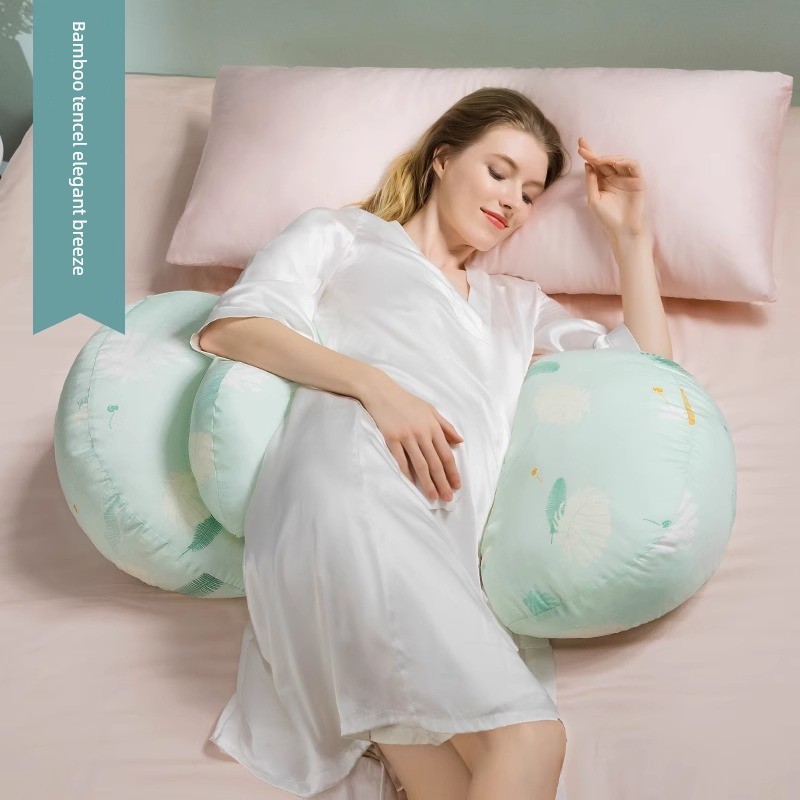 Pillow Mystery Maternity Pillow Waist Support Side Sleeping Pillow Abdominal Support Side Sleeping Pillow Uh-Shaped Pillow Backrest Pillow Special Pillow — 6