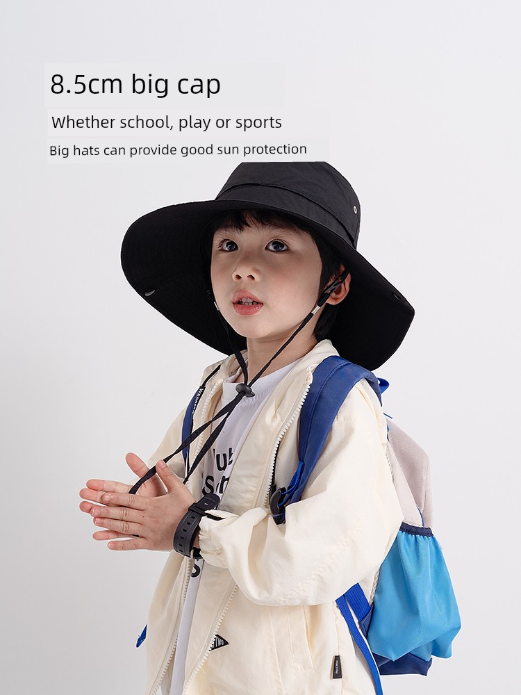 Big Brim Spring and Autumn UV Protection Kids Hat — 4