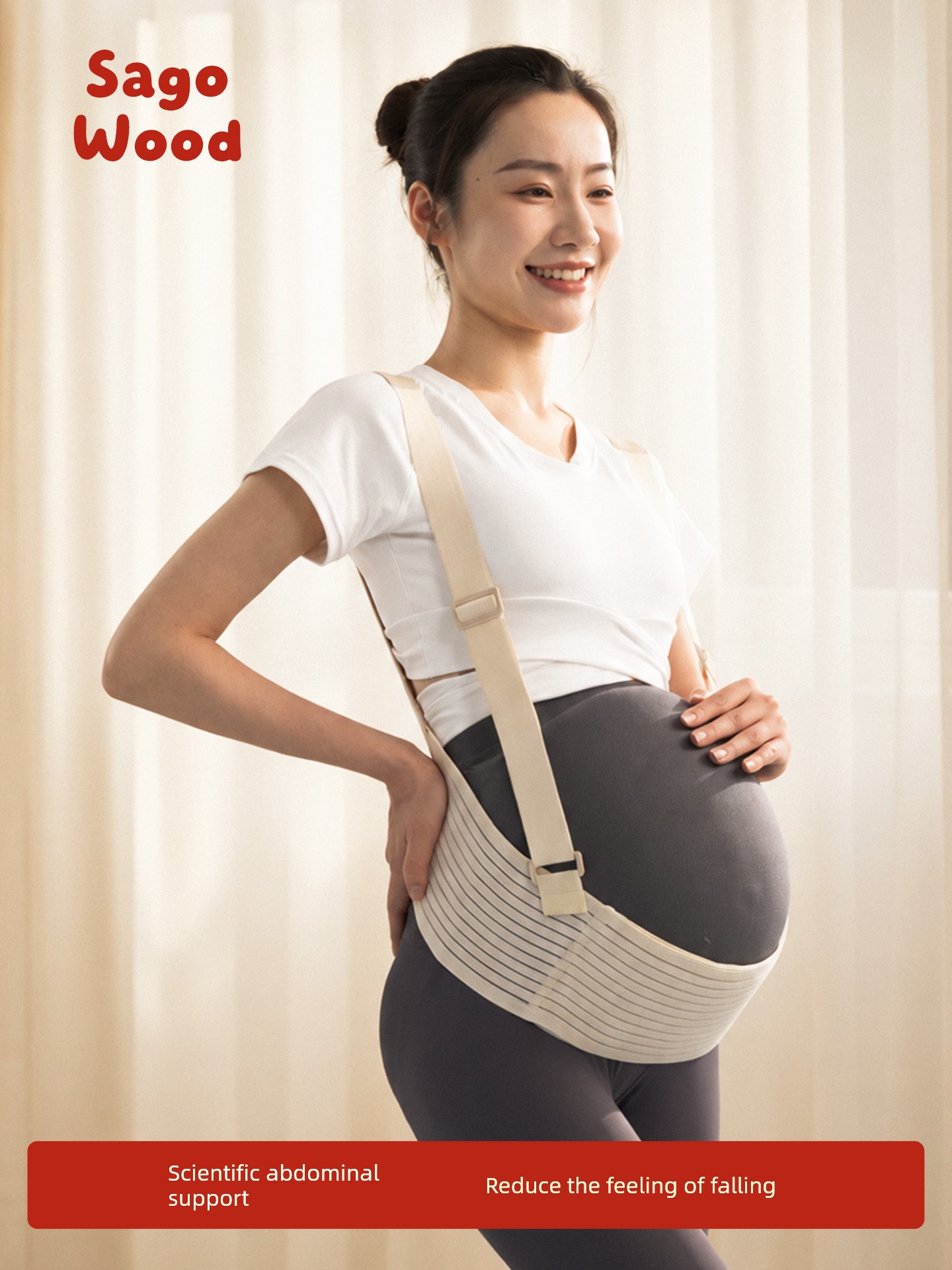 Summer Special Invisible Pregnant Women Belly Waist Support Abdominal Belt
