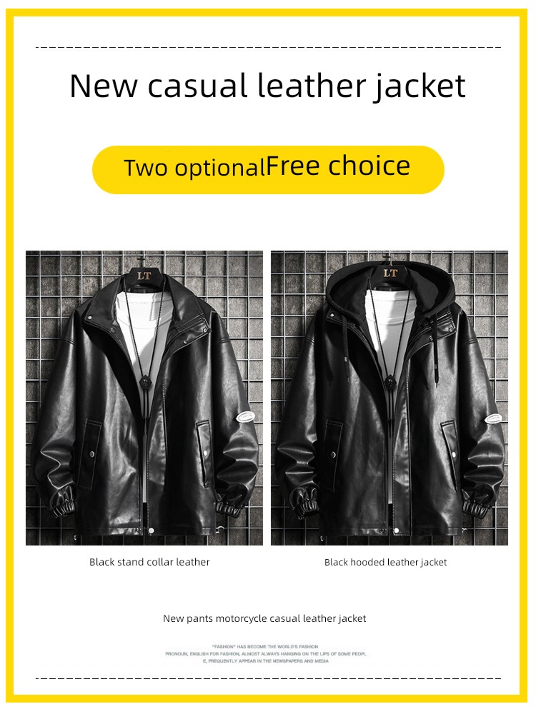 Halley Jacket Autumn and winter Plush thickening Ride leather clothing