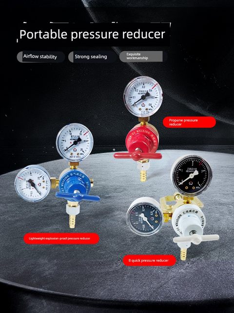 Sunrise Weixing Small Drop-proof Oxygen Propylene Pressure Reducer Pressure Gauge Argon Carbon Dioxide Pressure Reducer