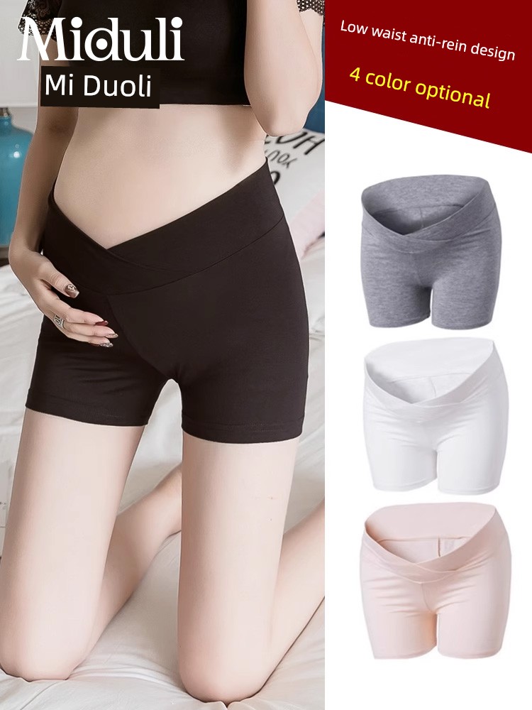 Thin Summer Fashion Tape Low Waist Maternity Leggings