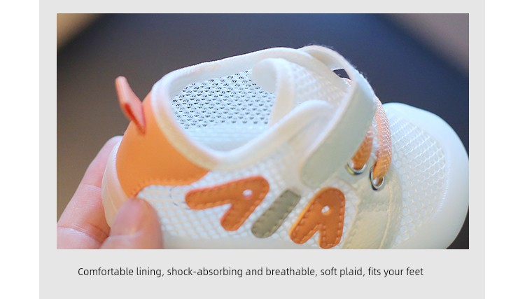 Little Baby Walking Shoes Spring and Autumn Season Sandals for Girls 6 Months Soft Sole Infant Shoes Boys Breathable Single Mesh Shoes 2 — 7