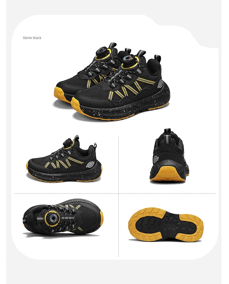 Dickies Medium and Large Children's Sports Shoes for Boys and Girls 2026 Autumn New Model with Rotating Buckle Children's Cushioning Running Shoes — 26